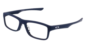 gafas graduadas rectangulares azules marca oakley